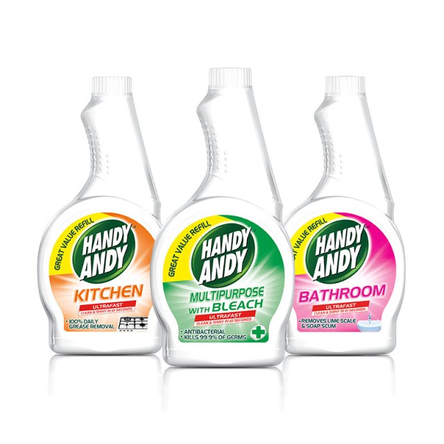 HANDY ANDY REFILLS RANGE