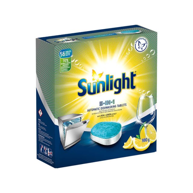 SUNLIGHT 5-IN-1 DISHWASHER TABLETS