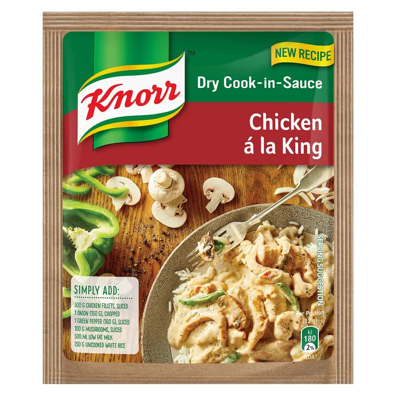 Read more about the article Knorr Chicken À La King Dry Cook-In-Sauce