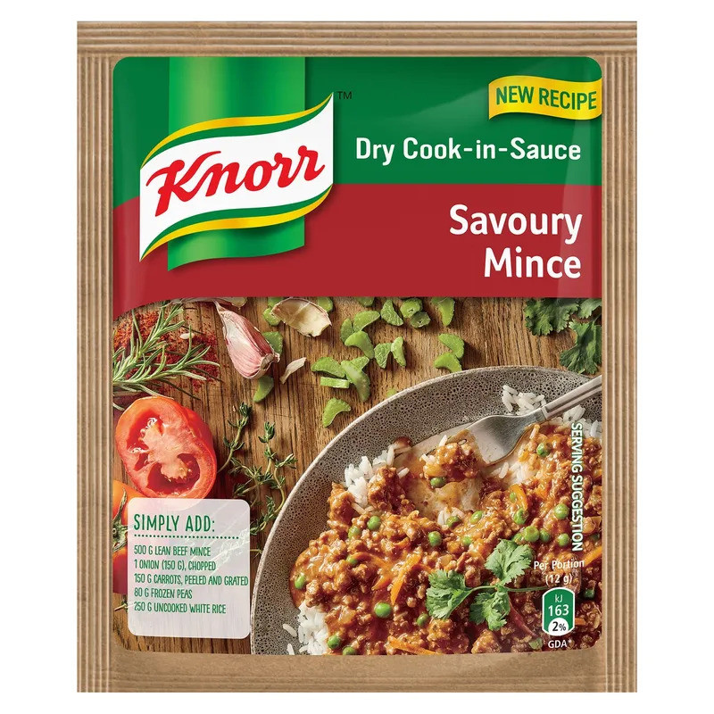 Read more about the article Knorr Savoury Mince Dry Cook-In-Sauce